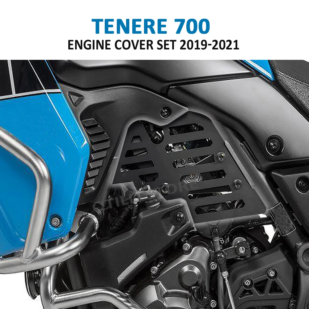 NEW Motorcycle Accessories Engine Cover Set Guard Protective Cover Throttle Cam Protector For Yamaha Tenere 700 2019-2021