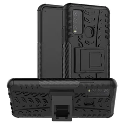 For Vivo Y50 Y30 Case Luxury PC + TPU Cover Stand Armor ShockProof Case For BBK vivo Y 50 Y 30 vivoY50 vivoY30 Phone Cases