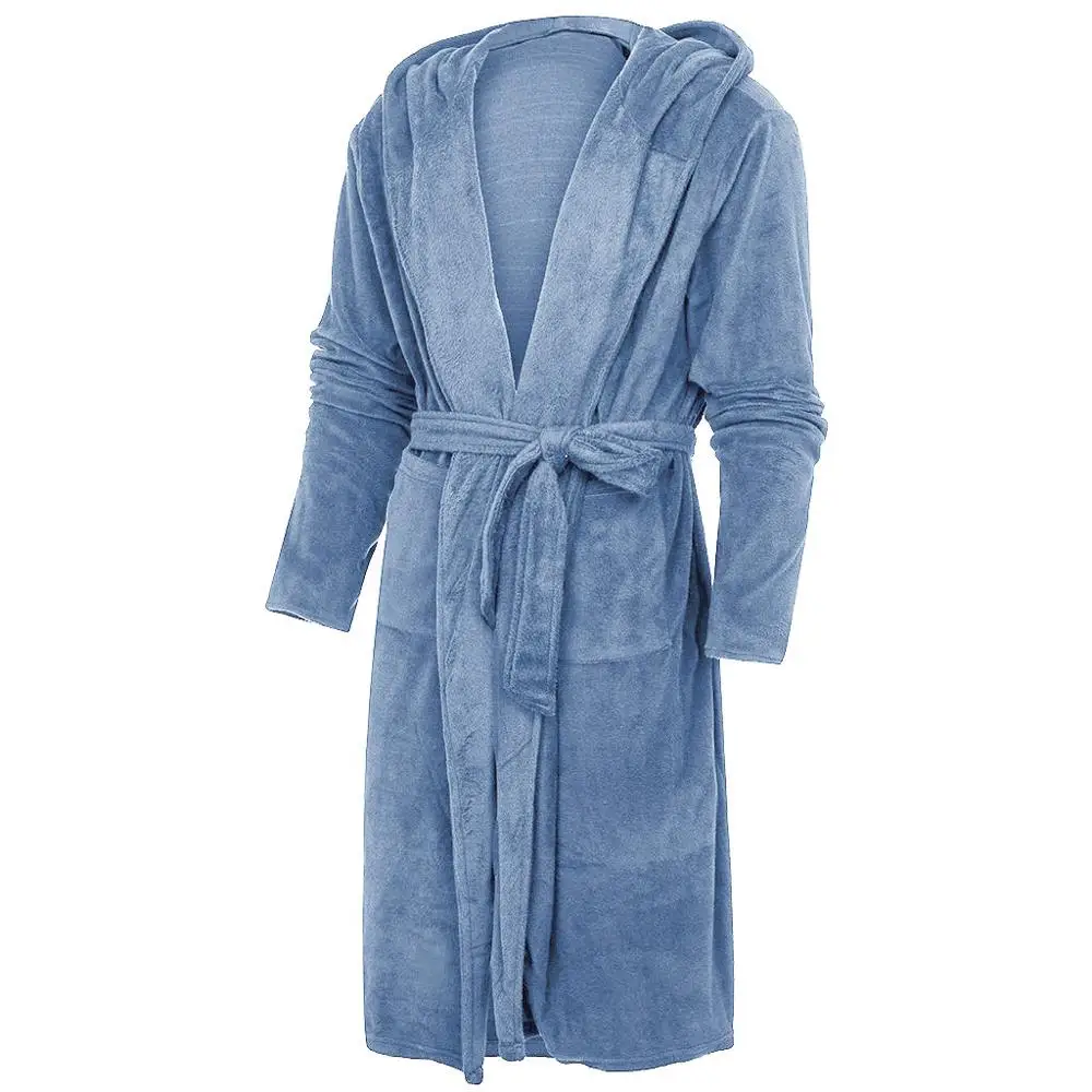 Pregnant Women Bathrobe Maternity Thermal Flannel Long Pajamas Sexy Fur Nightdress Warm Kimono Dressing Gown Home Clothes