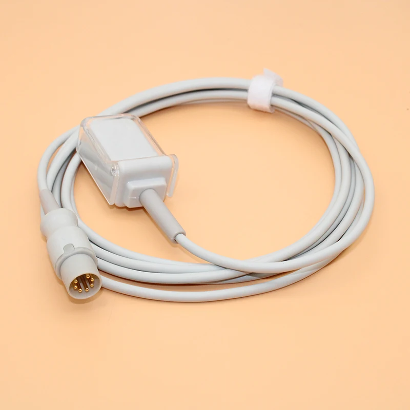 SpO2 sensor extended cable compatible with Schiiller-Maisimo patient monitor,Can be used 7PIN DS100A RO LNCS probe.