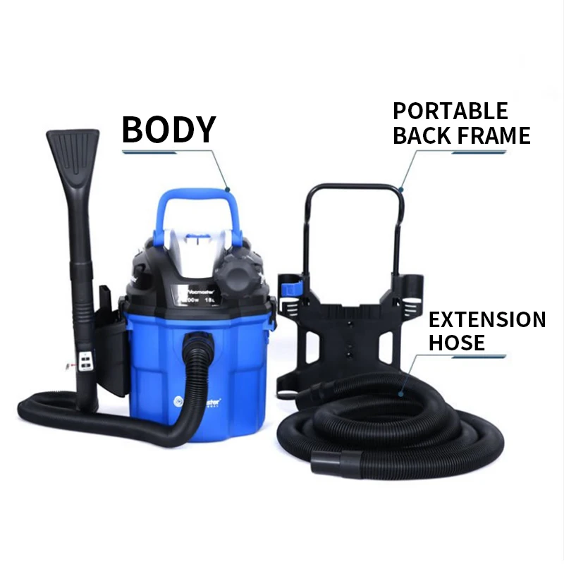 Portable Dry And Wet Vacuum Cleaner Wall-mounted Vacuum Cleaner 4s Shop Dedicated Car Wash Beauty