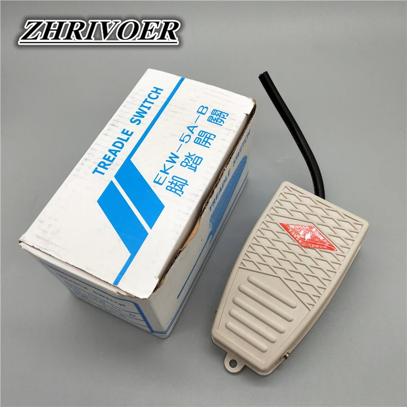 AC 380V DC 220V SPDT Momentary Control Foot Pedal Switch EKW-5A-B for Spot Welding Machine