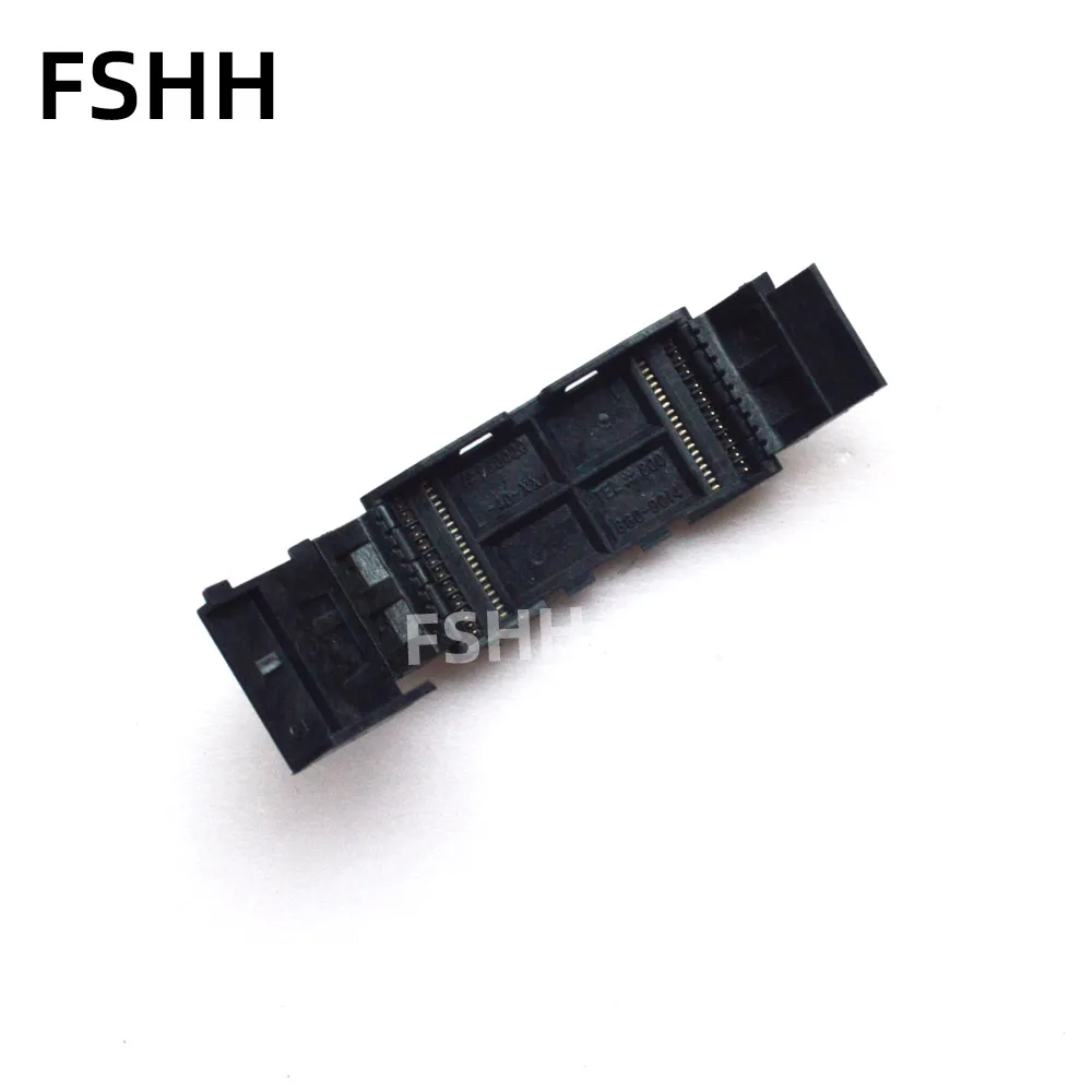 6353P1 980020-40-XX Uji Socket TSOP40 TSOP32 Soket IC SMT SMD Test Soket 0.5 MM 18.4/20 Mm