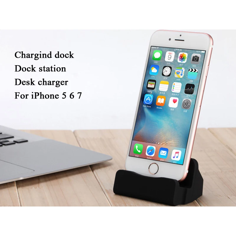 USB Charger Desktop Stand Docking Station For iPhone 7 8 6 6S Plus XS X XR SE 2020 XS Max 5 5S SE iPhone Charging Dock Station