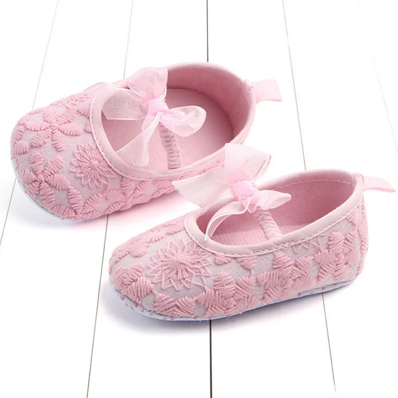 New baby girl shoes soft sole for 0-1 year old baby girl toddler shoes