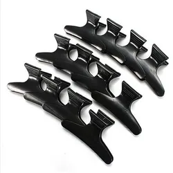 1/6/12pcs Butterfly Hair Clips Woman Girl's Hairpins Styling Holding Tools Hair Section Claw Clamps Pro Salon Hair Accessories