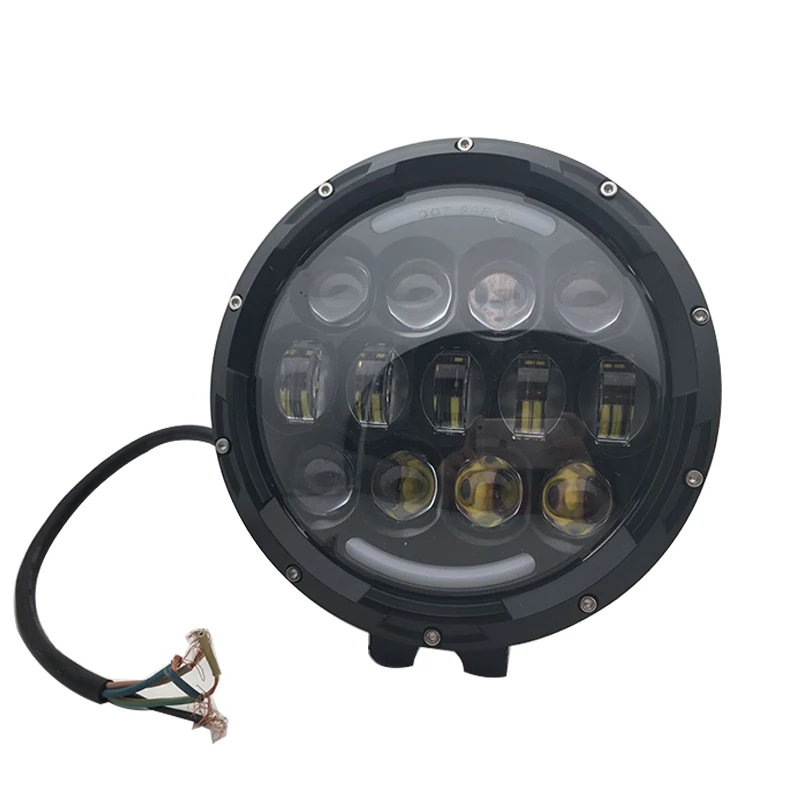 7 inch 105W led headlight high low beam led work light with DRL parking light For Truck SUV ATV 4WD Construction Camping