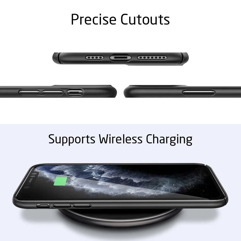 ESR-Coque antichoc pour iPhone, compatible modèles 11, 11Pro Max, 8, 7 Plus, SE 2020, SE2, 11