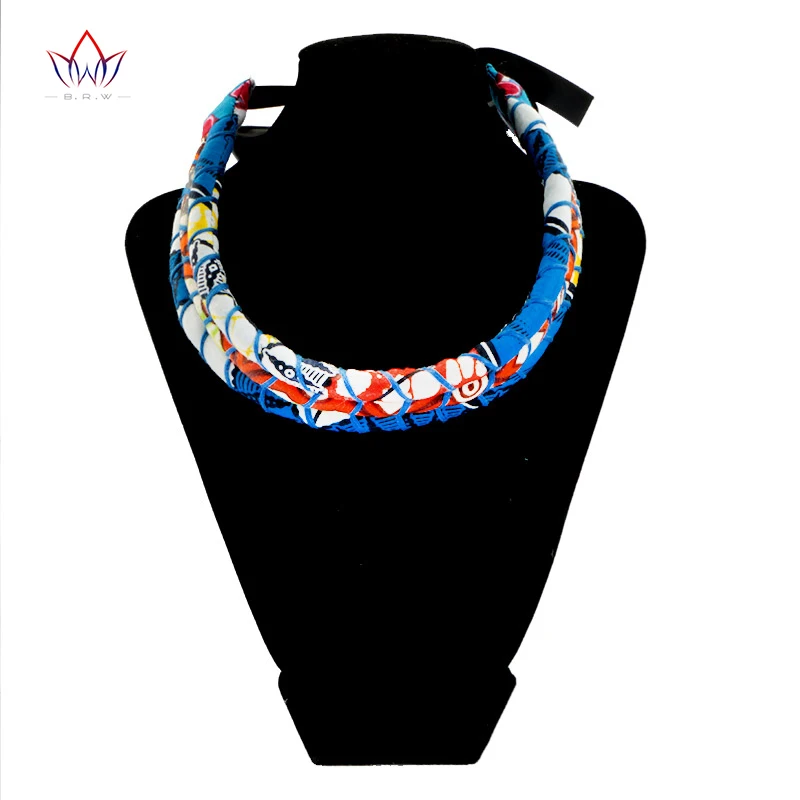 2022 Fashion African Women cotton Necklace Handmade Statement Necklace Jewelry Africa Accessories Necklaces WYA31