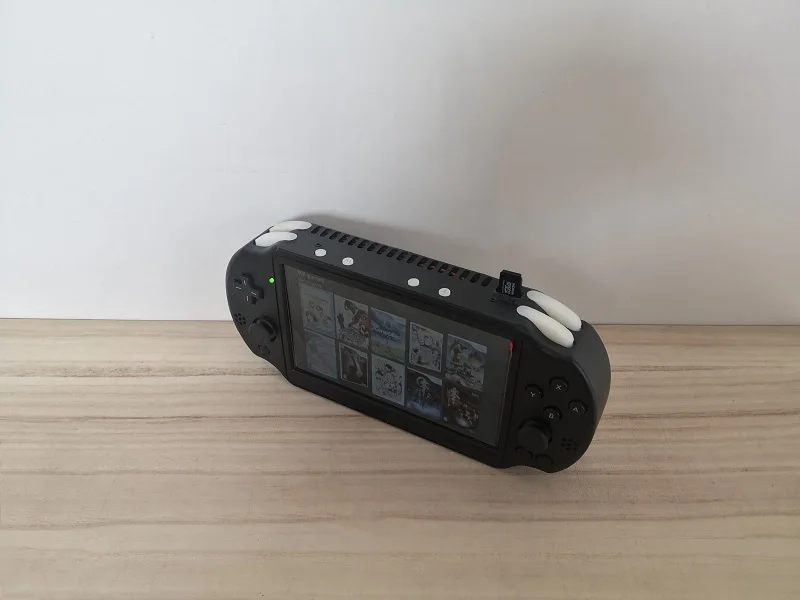 Game boy 5 com 7 polegadas, versão nova, ips, lcd, com joystick duplo, wii e nghz 2 em 1, jogo menino modificado por pcb original, sem raspberry pi