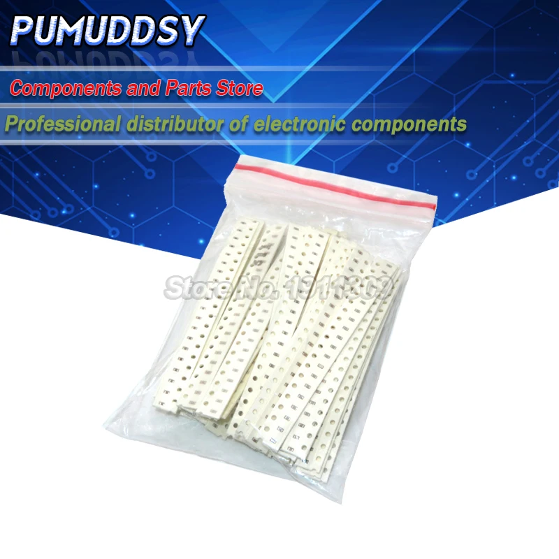 36values*20pcs=720PCS 0603 SMD Capacitor assorted kit 1pF-10uF component diy samples kit new and