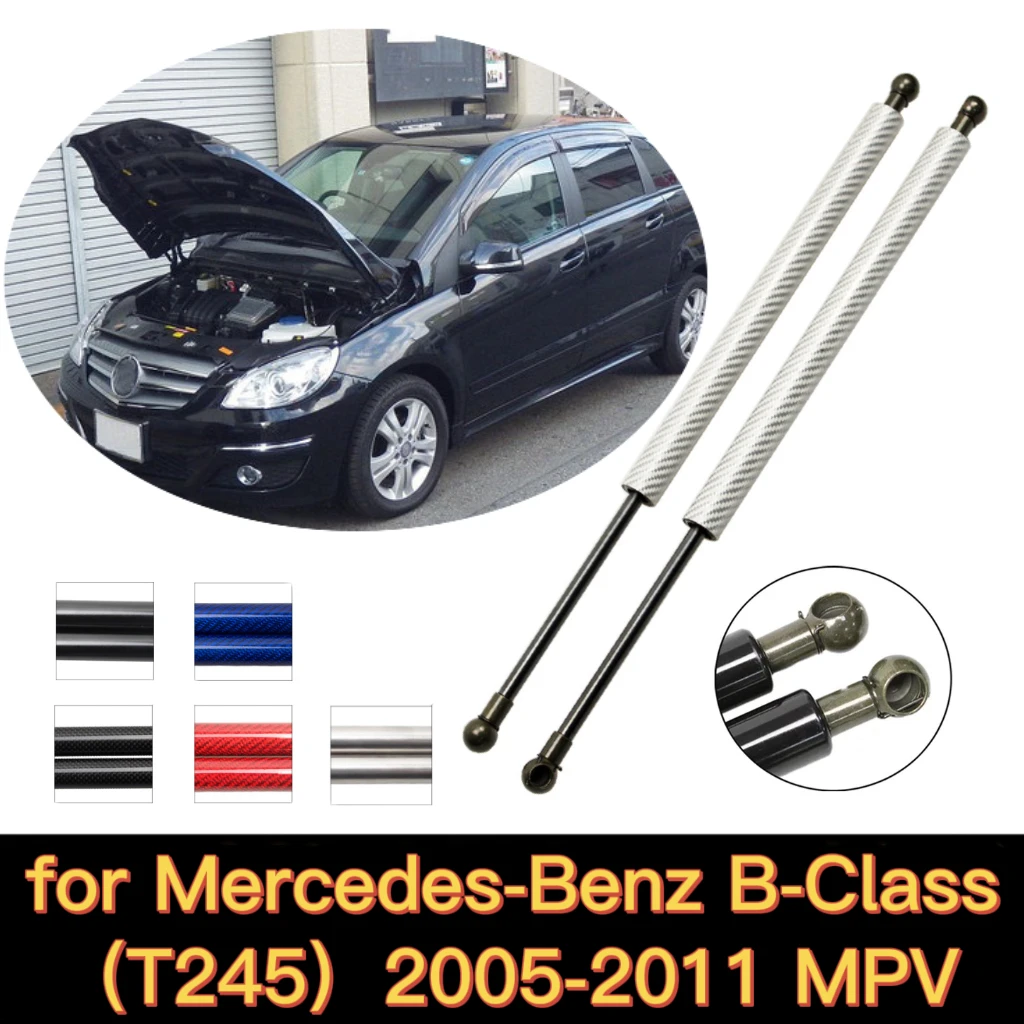 

for 2005-2011 Mercedes-Benz B-Class W245 T245 MPV Front Hood Bonnet Gas Struts Lift Supports Shock Absorber Damper Prop Rod Bar