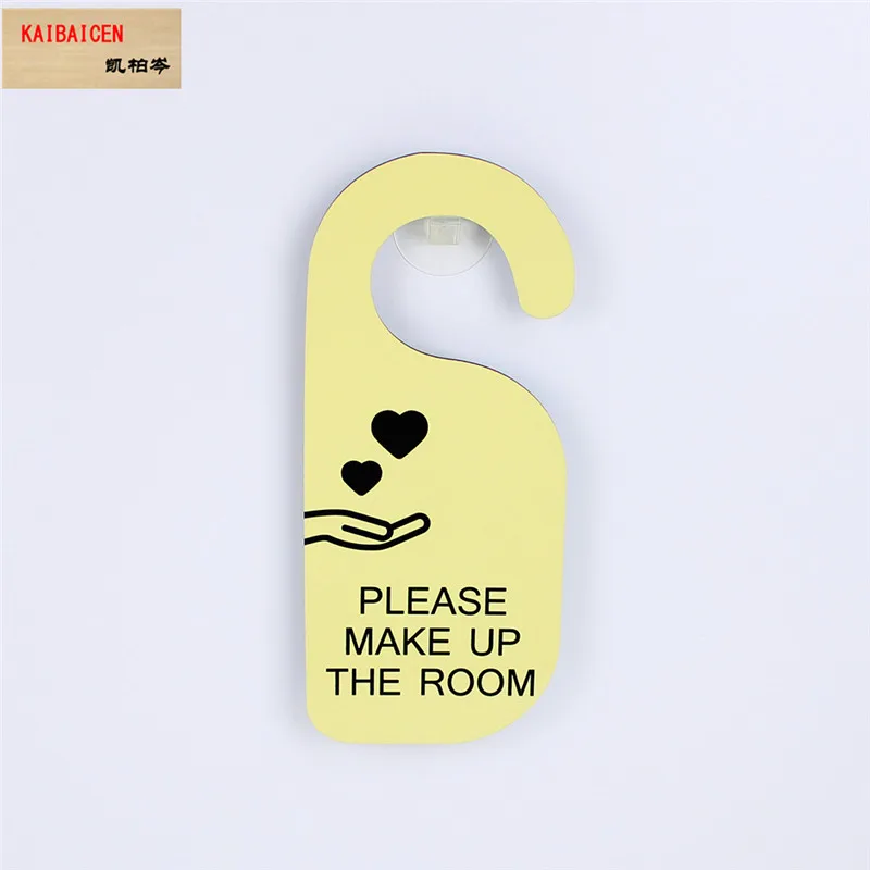 

100pcs/lot sublimation Blanks MDF door plate Blank Door Hanger Home Decoration Christmas Ornament