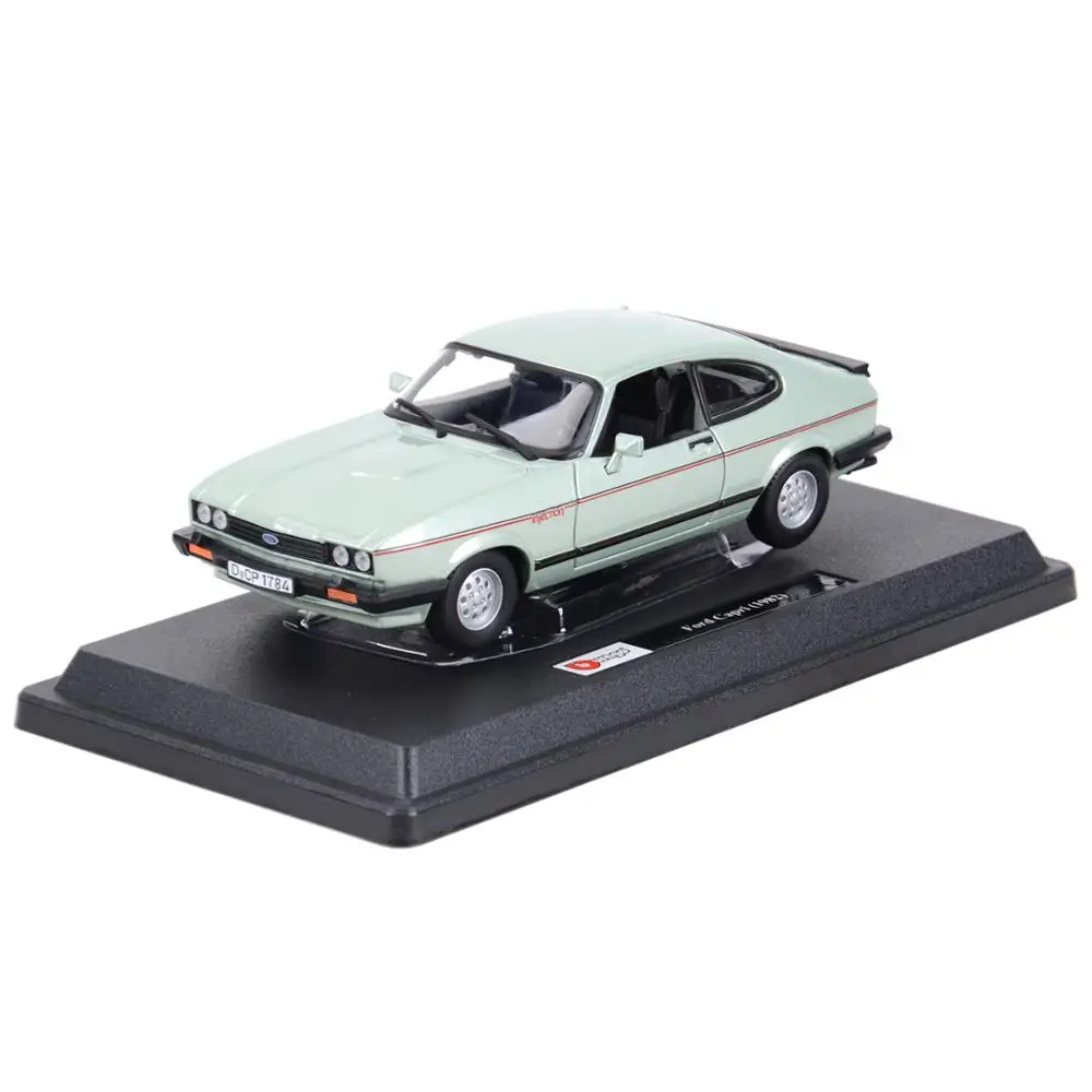 Bburago 1:24 Ford Capri 1982 coche deportivo estático vehículos fundidos a presión modelo coleccionable coche Juguetes