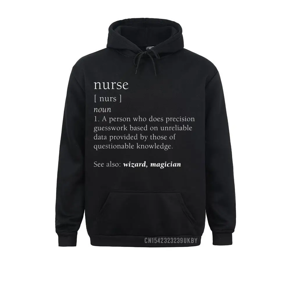 

Graphic Men Sweatshirts Nurse Definition Harajuku Funny Cute Nurses Week Gift Printed Hoodies Long Sleeve Casual Hoods