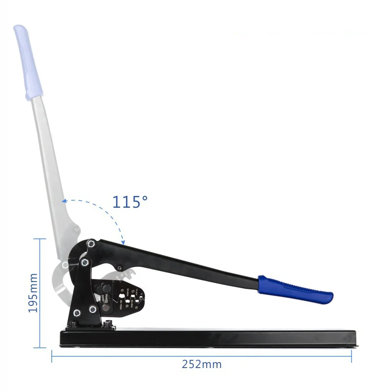 IWISS IWS-5100D เดสก์ท็อป OT เปิดสายจมูกทองเหลืองกดคีม CRimpling คีม Cooper จมูกชุด IWS-8200DT