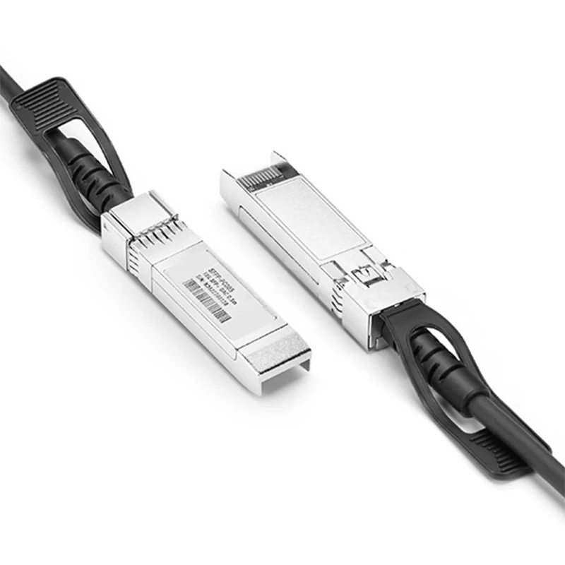 10G SFP + السلبي المباشر إرفاق DAC الكابلات النحاسية 30AWG متوافق مع سيسكو Ubiquiti Zyxel Microtik Arisata Pfsense 0.5 متر 1 متر 2 متر