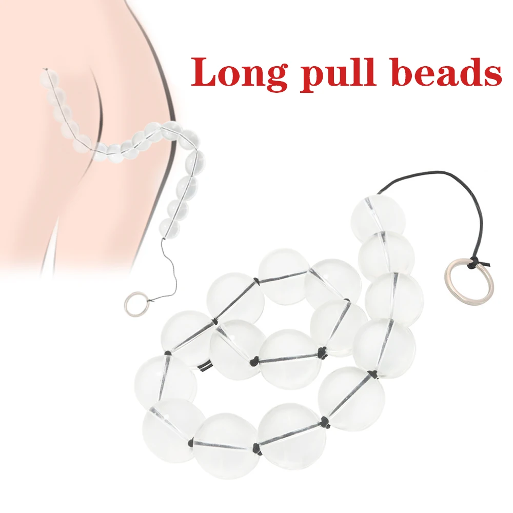 خرز شرجي زجاجي للنشوة الجنسية للمرأة ، لعبة جنسية ، محفز ، حلقة شد المهبل ، ألعاب الكبار ، إكسسوارات جنسية #1