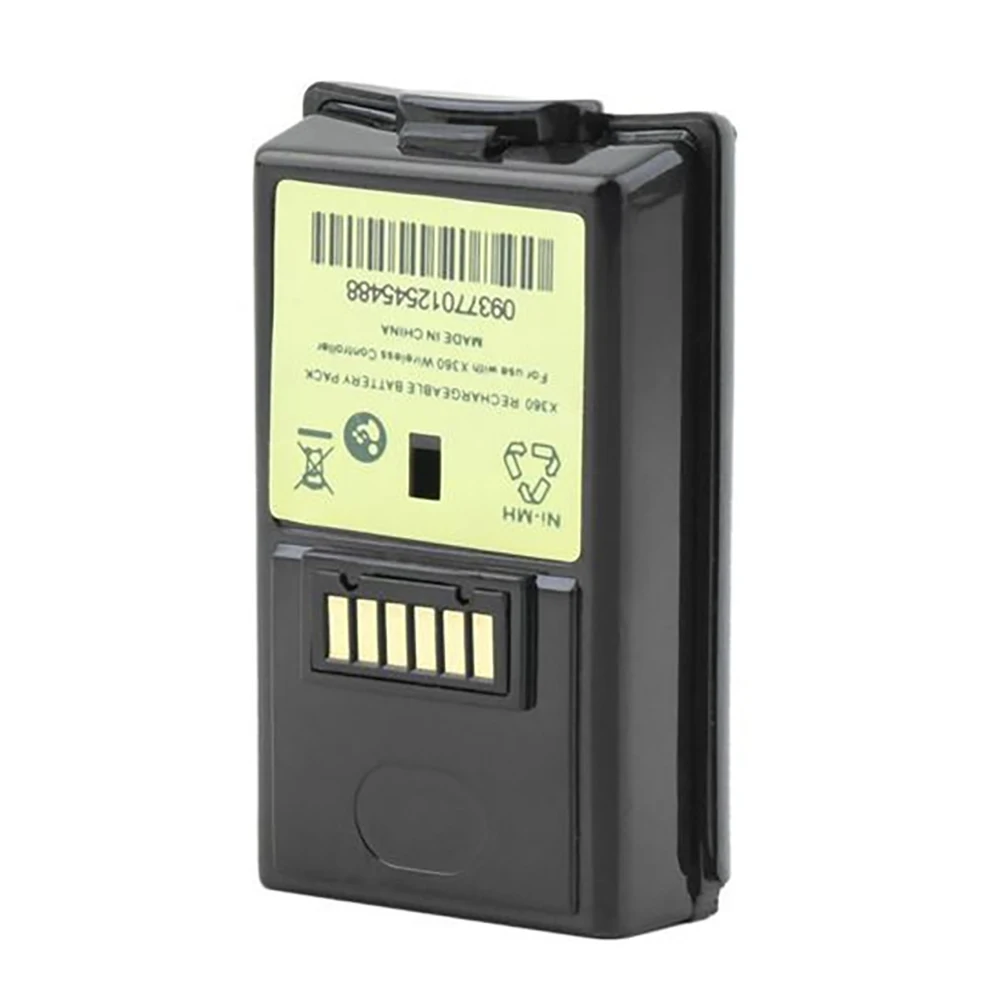 2Pcs 4800mAh 배터리 + 1 충전 케이블 Xbox 360 충전식 배터리 무선 컨트롤러 Gamepad Replacment 도매