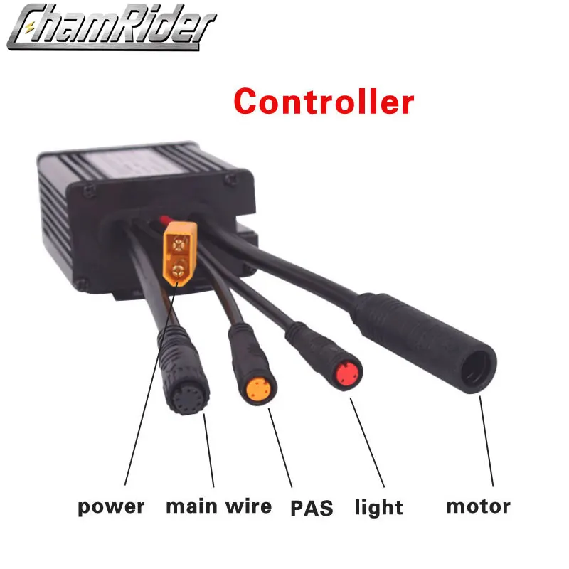 Waterproof Connector for Throttle Brake, Controller, LCD8H, PAS, 250W, 14A