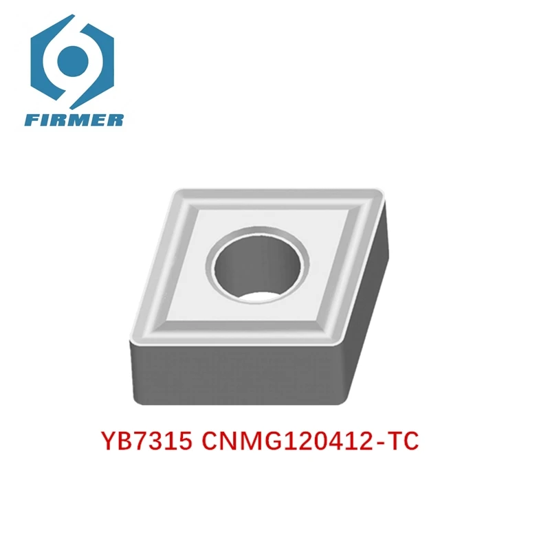 Herramientas de torno Insertos de carburo YB7315 CNMG 120404 /408/412/416-TC Herramientas de torneado de hoja de carburo para hierro fundido