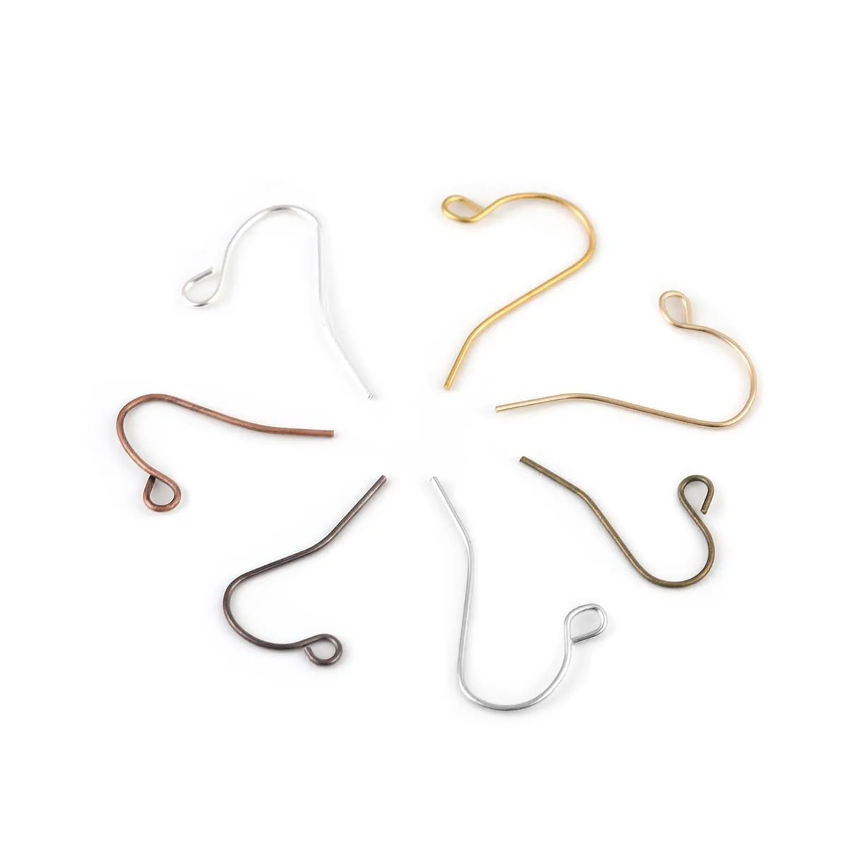 200pcs orecchini in oro argento fermagli ganci orecchino trovare raccordo orecchino filo di chiusura per gioielli fai da te Eardrop che fanno accessori