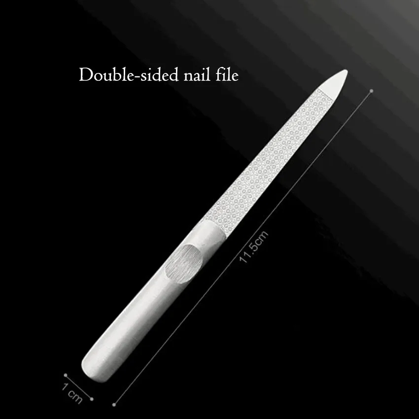 2 Teile/satz Maniküre Nagel Trimmer Kit Edelstahl Nagel Nut Zehennagel Schere Erwachsene Pediküre Messer Cutter Nagel Dateien Schere