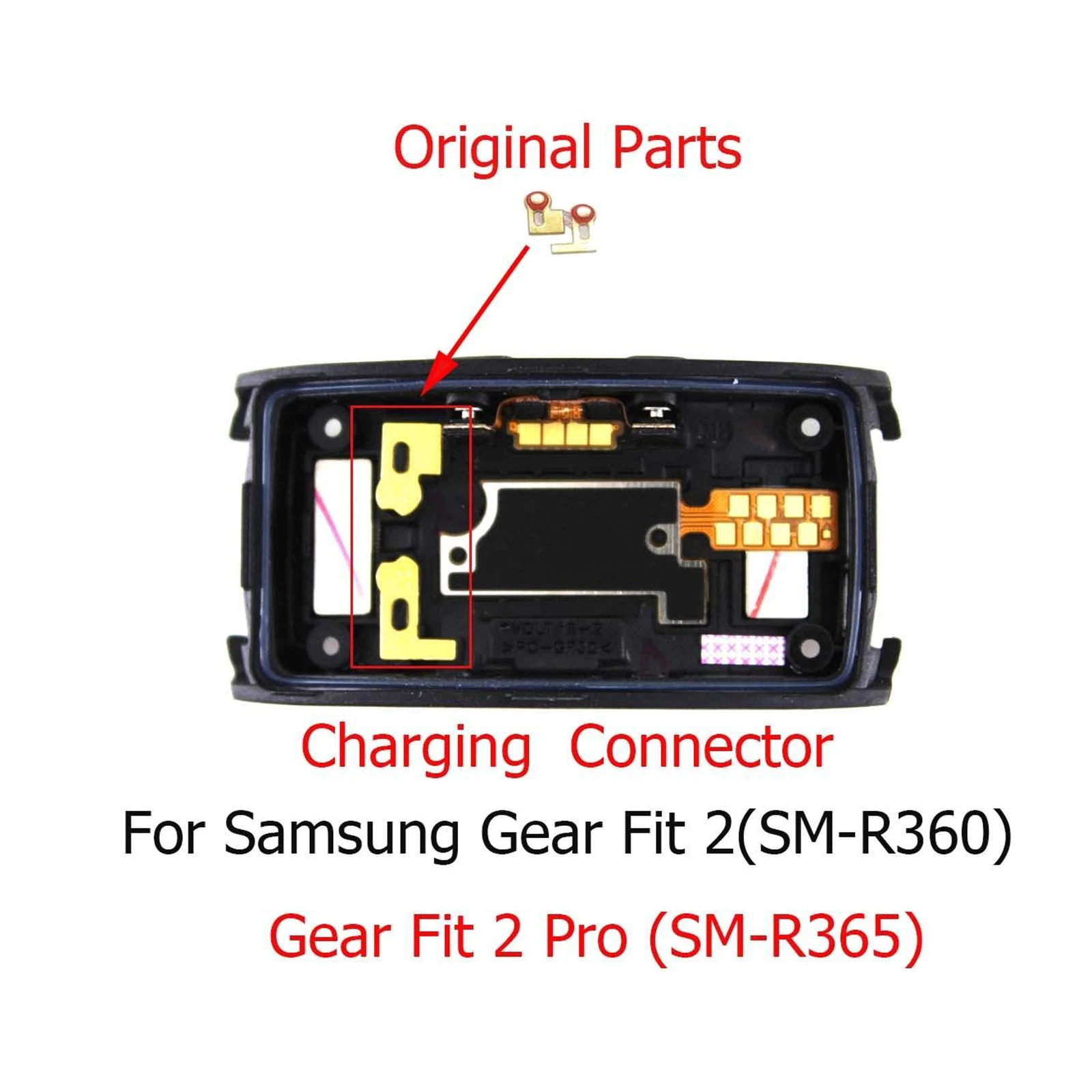 R360 R365 Charging Connector Replacement for Samsung Gear Fit 2(SM-R360) /Fit2 Pro (SM-R365) Smartwatch Accessories