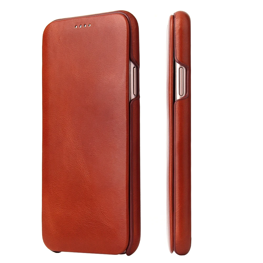 

Genuine Leather Flip Case for iPhone 15 14 13 Pro Max 11 12 Pro Max 13 Mini X XS Max XR 8 Plus 6 6s 7 Plus SE 2020 luxury Cover