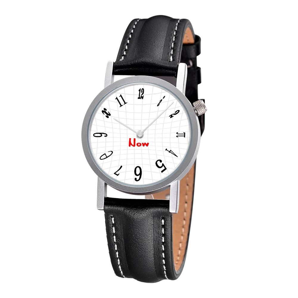 FEB 30TH Now Numbers Plate Moving Creative NEW Quartz Watch Gift Watch Fashion Women Watch