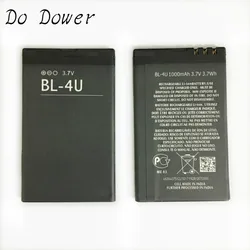 BL 4U 1000mAh BL-4U Battery For Nokia 3120c 5250 5330XM 5530XM 5730XM 6212c 8800Arte 8900 E66 E75 6600 C5-03 Battery BL4U BL 4U