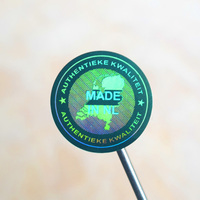 Made in Netherlands Green Hologram Stickers Authentieke kwaliteit 20x20mm 2000pcs