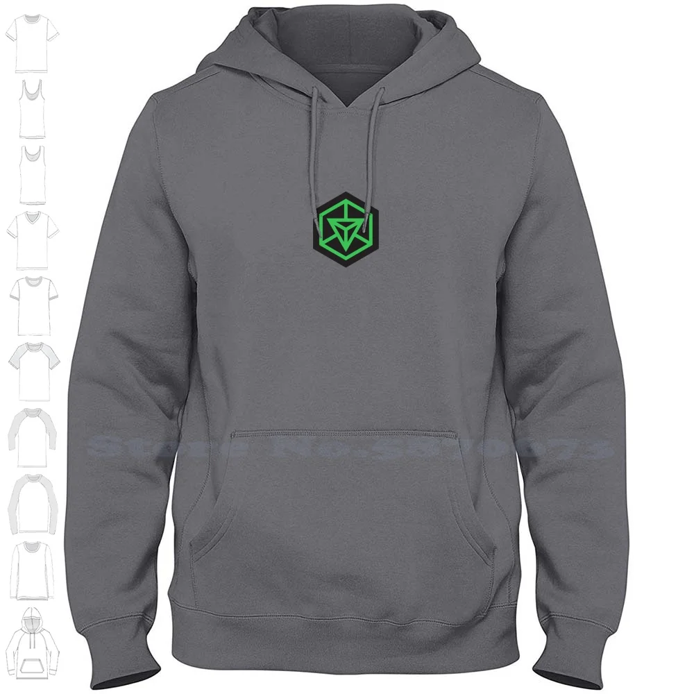 Ingress Enlightened Green Enlightenment Iluminados 100% Cotton Hoodie T-Shirt Ingress Enlightened Green Enlightenment