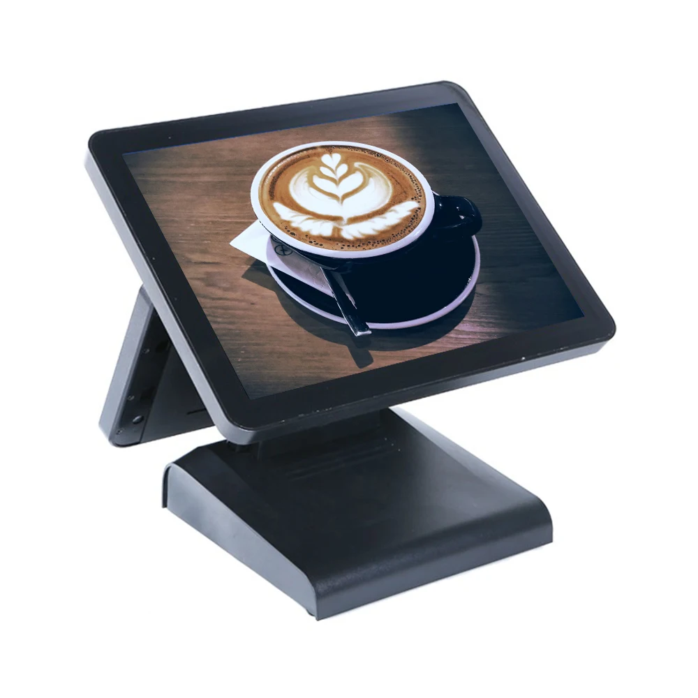 Distributor TFT Capacitive Touch Electronic POS System Windows Terminal Single POS With 2D Scanner