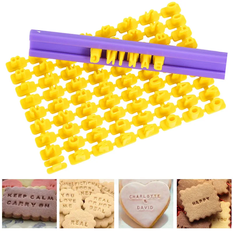 

Cookie Mold Letter Number Shape Moulds Biscuits Cutter Alphabet World Year Press Stamps Baking Accessories Cake Decorating Tools