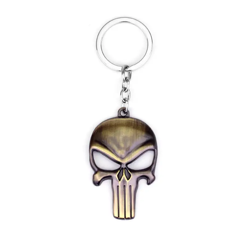 Halloween pendant terminator logo helmet mask cosplay modeling key ring key chain accessories small gifts