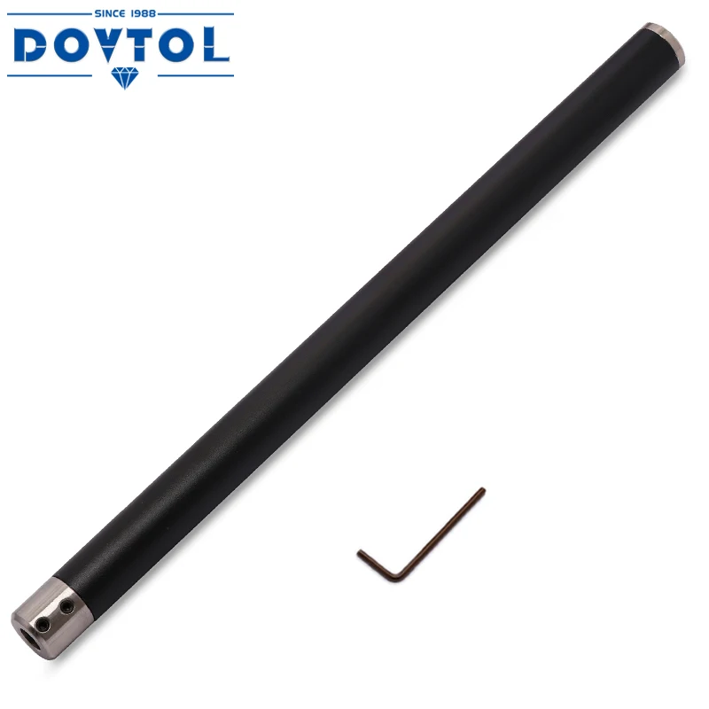 12mm Interchangeable Aluminum Alloy Grip Handle for Carbide Tipped Woodturning Lathe Tool Bar with Hexagon wrench