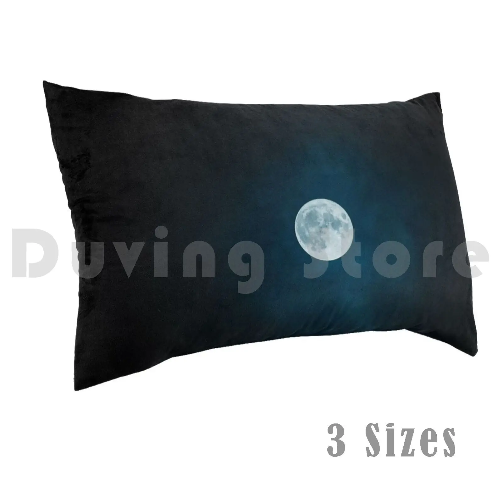 Moon Pillow Case DIY 50*70 Moon The Fullness Of Sky Mystery Nature Lunar Full Moon Moonlight Landscape