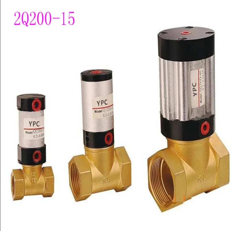 YPC Cylinder Valve 2Q200-15 Pneumatic PT1/2 Thread Air Control