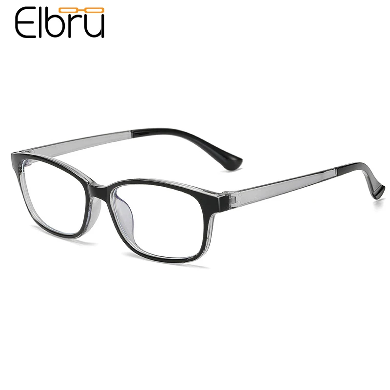 Elbru New Fashion Myopia Glasses Ultralight Square Short-sighted Spectacles For Men Women Diopters -1.0 -1.5 -2.0 -2.5 -3.0 -3.5