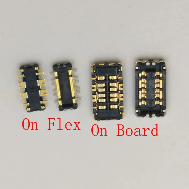 2Pcs Battery Flex Clip Holder FPC Connector Plug On Board For Blackview BV5500 Plus Pro BV5500Pro MAX1 BV6100 BV6300 BV6300Pro