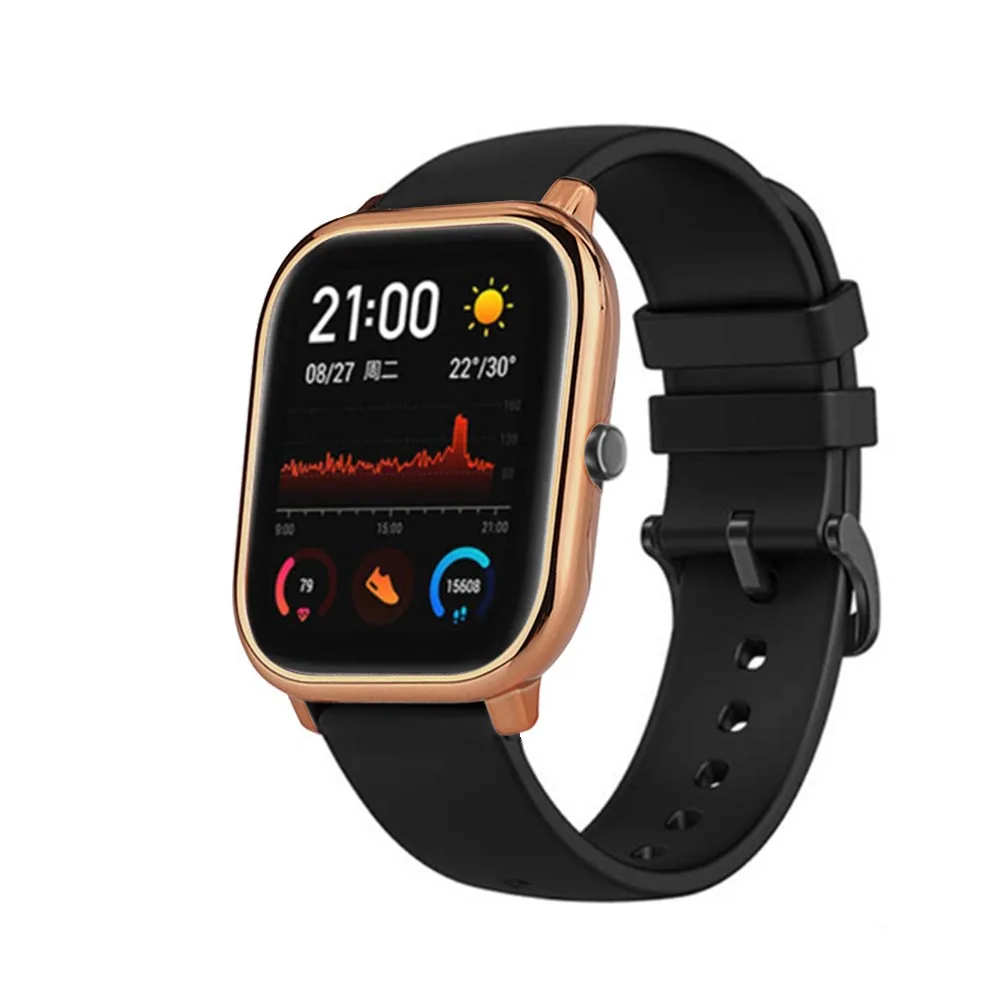 Защитный чехол из поликарбоната для Huami Amazfit GTS рамка гальваническое покрытие защитный чехол для Xiaomi Amazfit GTS защитный чехол