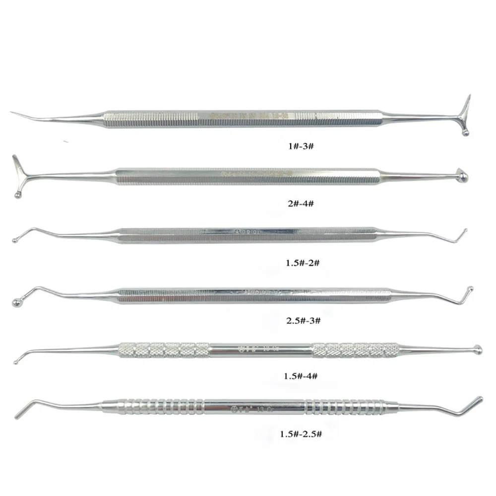 Podwójne końce ze stali nierdzewnej Dental Burnisher Dental Composite Filling Tool Amalgam Spatula Burnisher Dentist Tool — zdjęcie 2