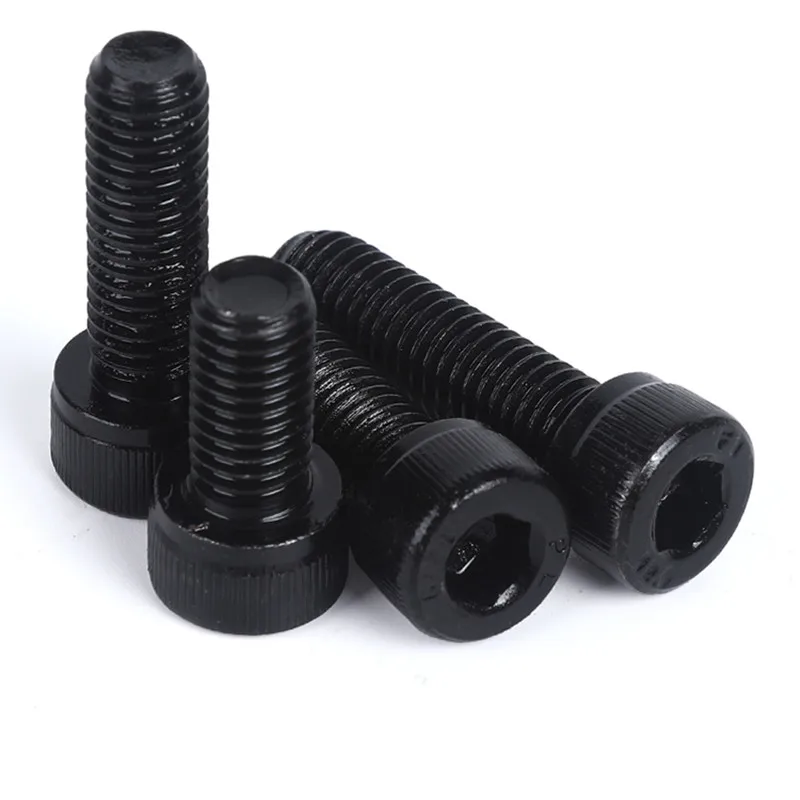 1PCS M3 M4 M5 M6 M8 M10 M12 Grade 12.9 Complete teeth Hexagon Hex Socket Head cap Allen Bolt Screw L=30-150mm