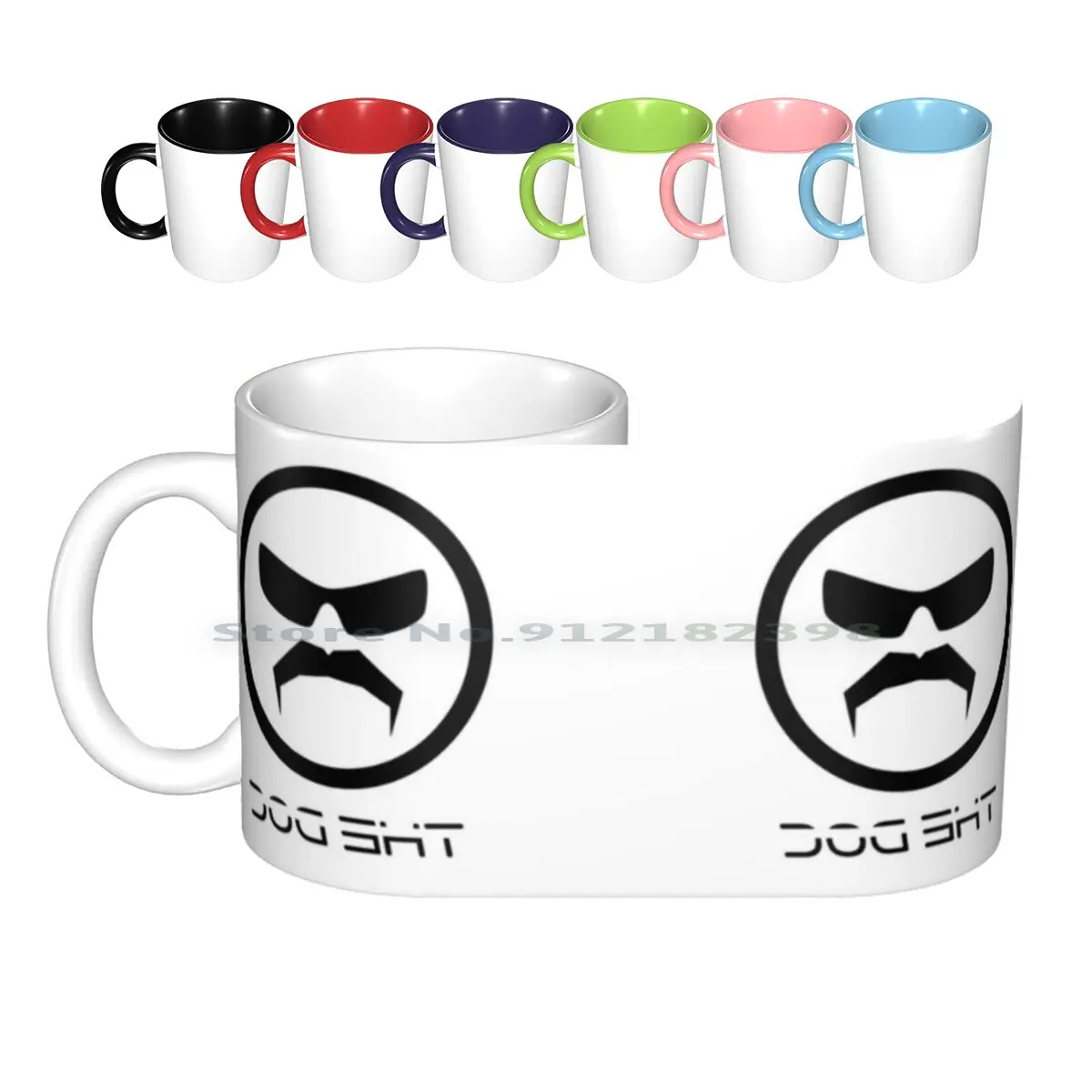 Dr. Disrespect-Dog Sht Ceramic Mugs Coffee Cups Milk Tea Mug Pubg Twitch Gamer Gaming Shroud Games Meme Pc Battle Royale Funny