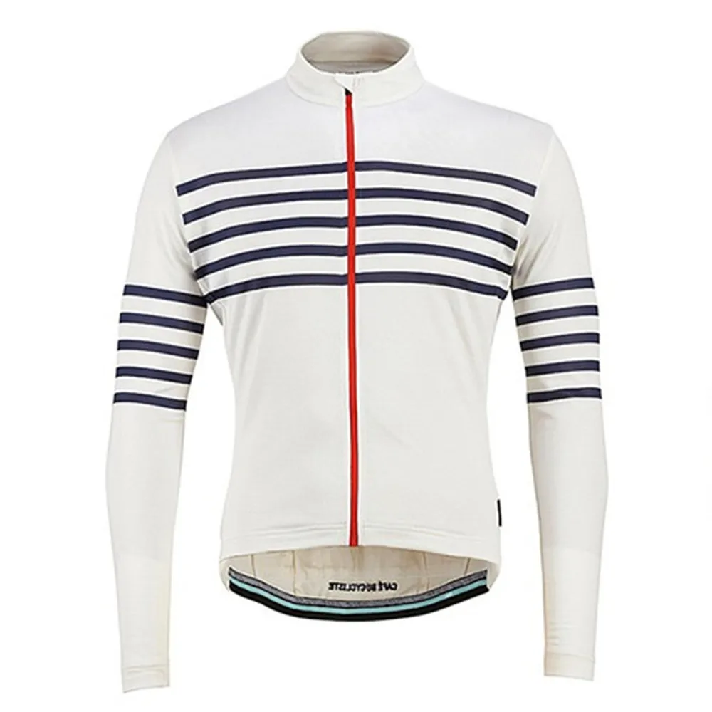 Pakaian Pelatihan Lengan Panjang Hangat Musim Dingin Pria Caseduckycliste Pakaian Bersepeda Set Sepeda Pakaian Jaket Ropa De Moto Hombre