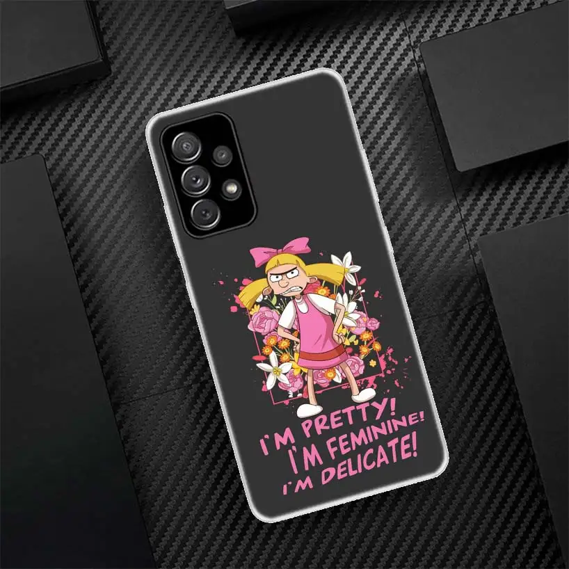 Cartoon Hey Arnold Fondos Phone Case For Samsung Galaxy A55 A54 A52 A53 A15 A14 A12 A13 A25 A24 A22 A23 A35 A34 A32 A33 A04S A02