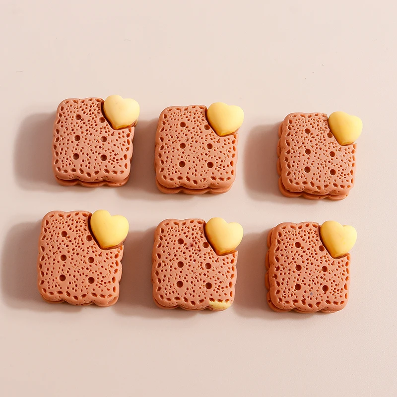 10 Stück Mix Mini Süße Lebensmittel Dessert Donut Kuchen Flache Rückseite Harz Cabochon Verzierungen DIY Scrapbooking für Mädchen Haarschleifen – Detail 8