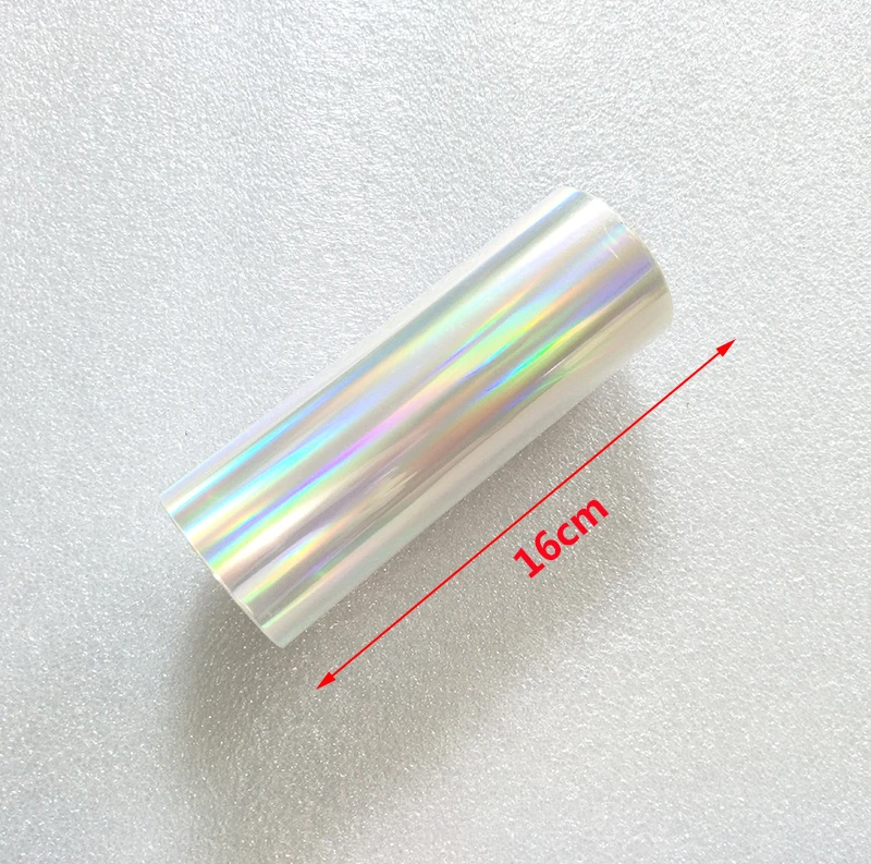 Holographic Foil Plain Transparent Foil Hot Stamping On Paper or Plastic 16cm x 120m/Lot DIY Package Box