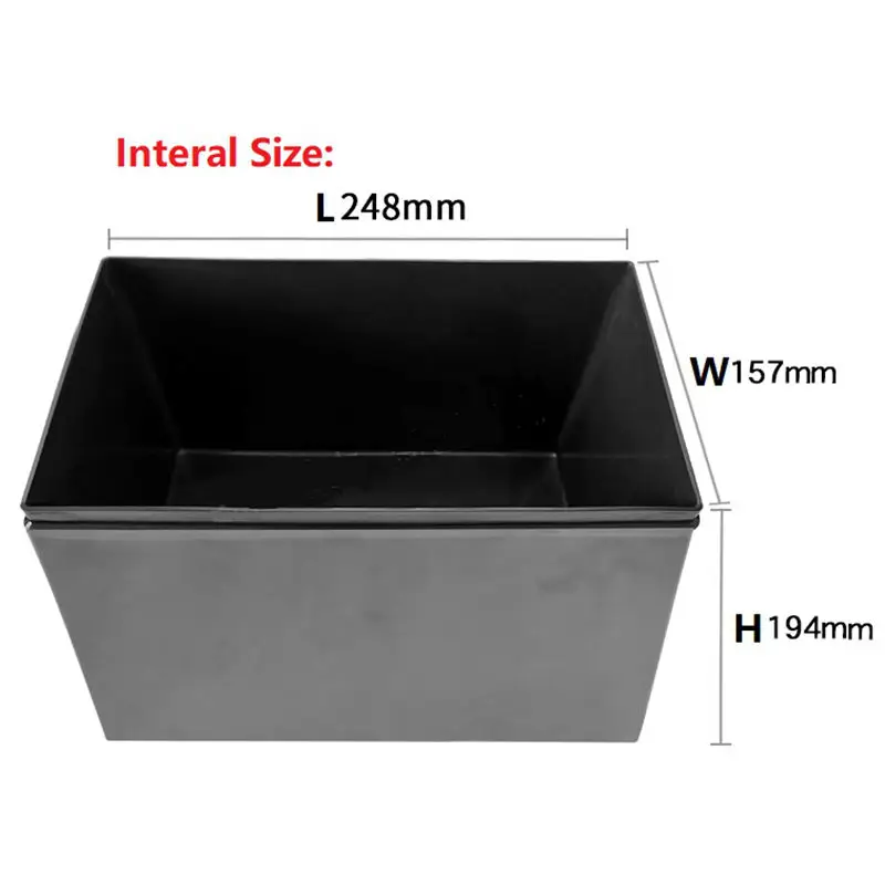 Lithium-Batterie Box Externe L260 * W168 * H209mm Interne L248 * W157 * H194mm LiFepo4 Batterie Fall Gehäuse Für caravan RV Auto Marine
